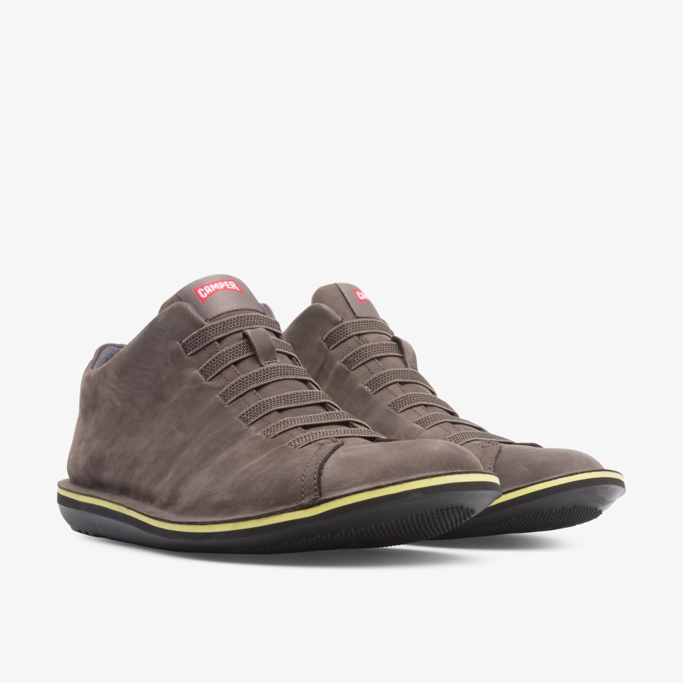 Camper Beetle Grey - Camper Mens Ankle Boots ||1039-VLJRN||